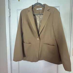 Light Brown Taupe Blazer